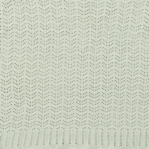 TU Womens Green Boat Neck  Cotton Pullover Jumper Size 24