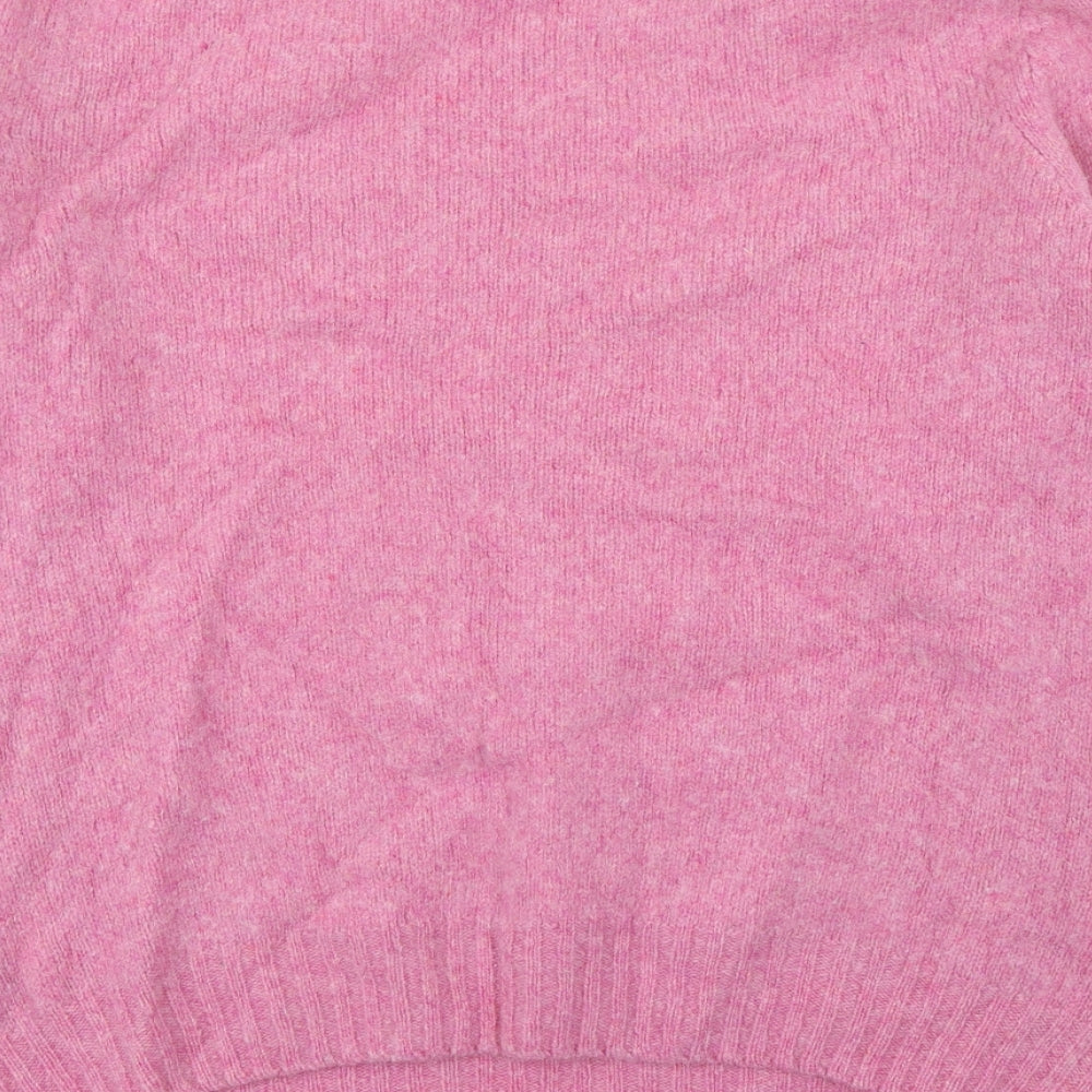 Polo by Ralph Lauren Womens Pink Round Neck  Wool Pullover Jumper Size XL