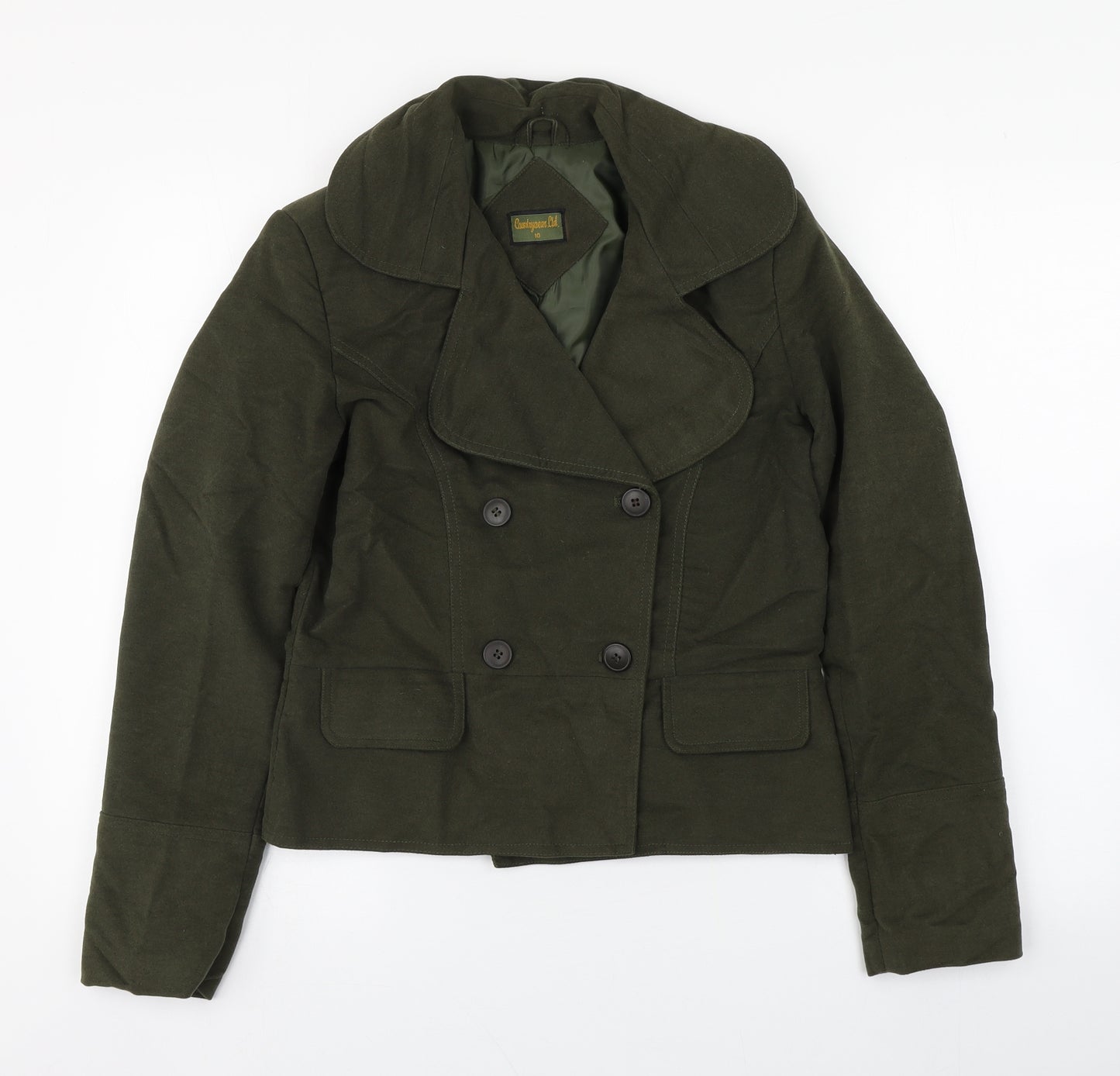 Countrywear Womens Green   Jacket Blazer Size 10  Button