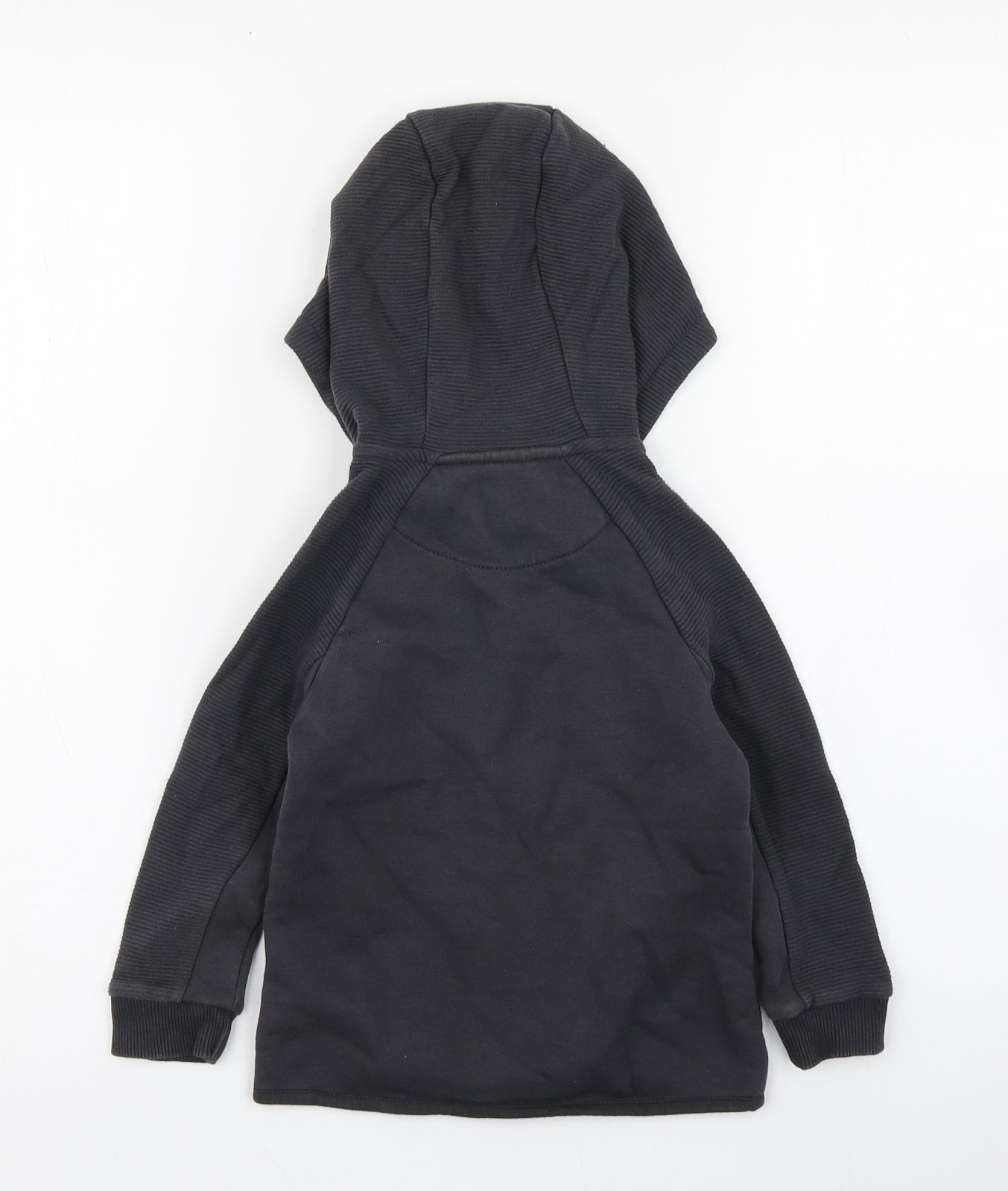 Nutmeg Boys Grey  Polyester Full Zip Hoodie Size 4-5 Years