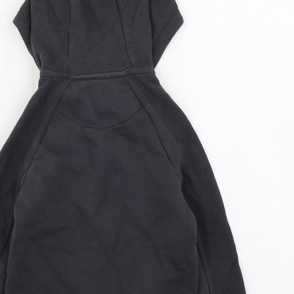 Nutmeg Boys Grey  Polyester Full Zip Hoodie Size 4-5 Years