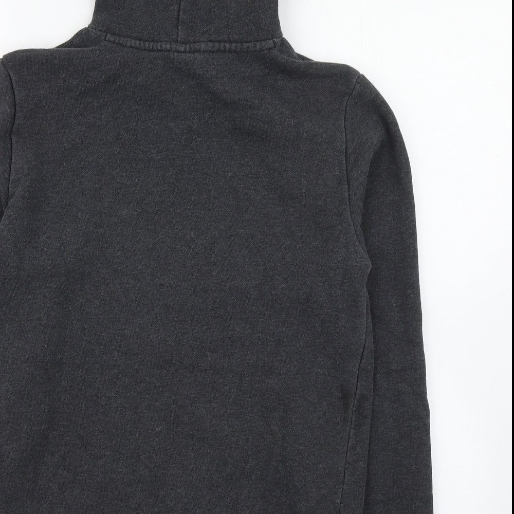 PUMA Boys Grey  Cotton Pullover Hoodie Size 14 Years  Pullover