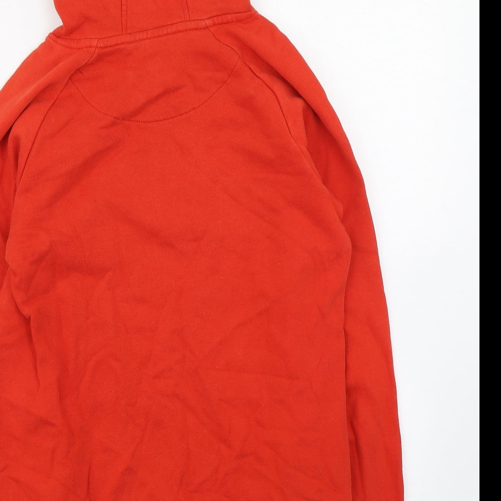 Ted Baker Boys Orange  100% Cotton Pullover Hoodie Size 13-14 Years  Pullover
