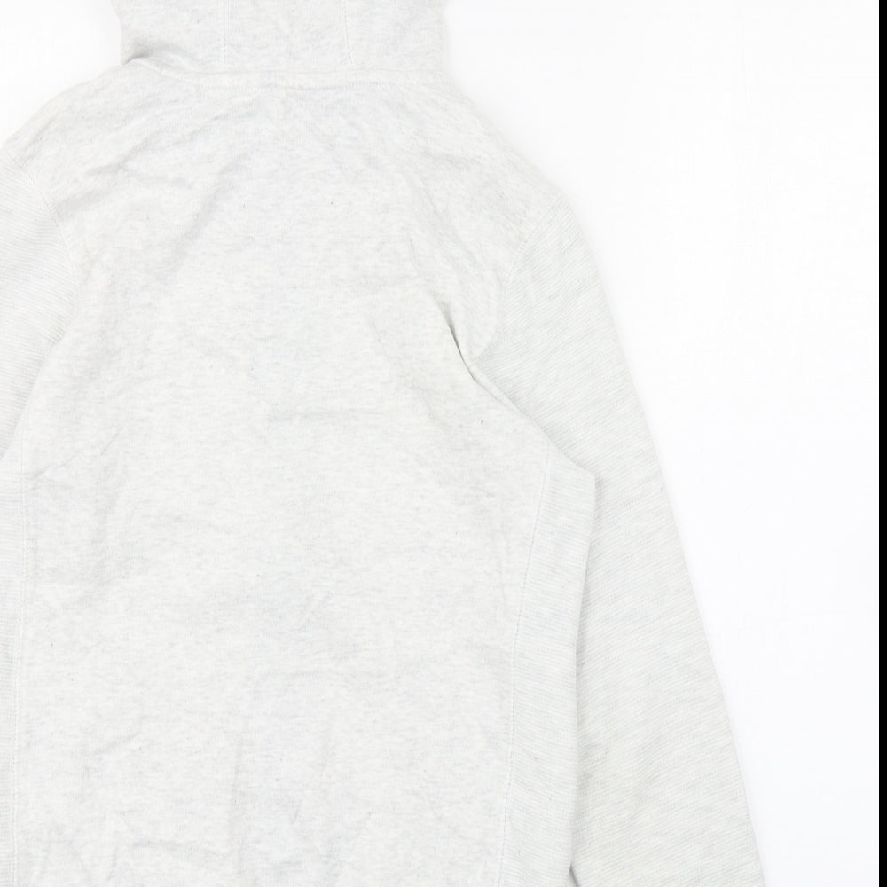 George Boys White  Cotton Full Zip Hoodie Size 9-10 Years