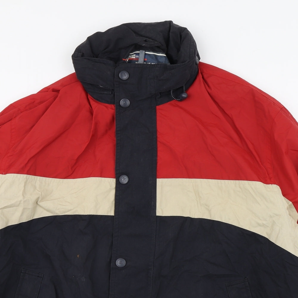 Jeff&Co Mens Multicoloured   Rain Coat Coat Size XL  Zip