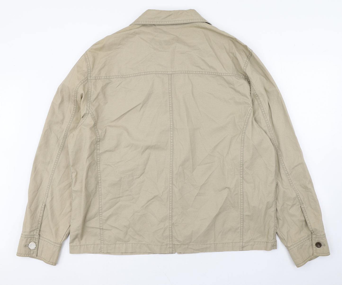 Authentic Mens Beige   Jacket  Size XL  Zip