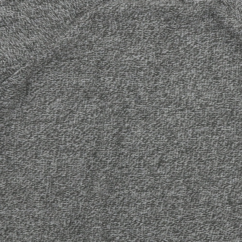 TU Mens Grey High Neck  Acrylic Pullover Jumper Size S