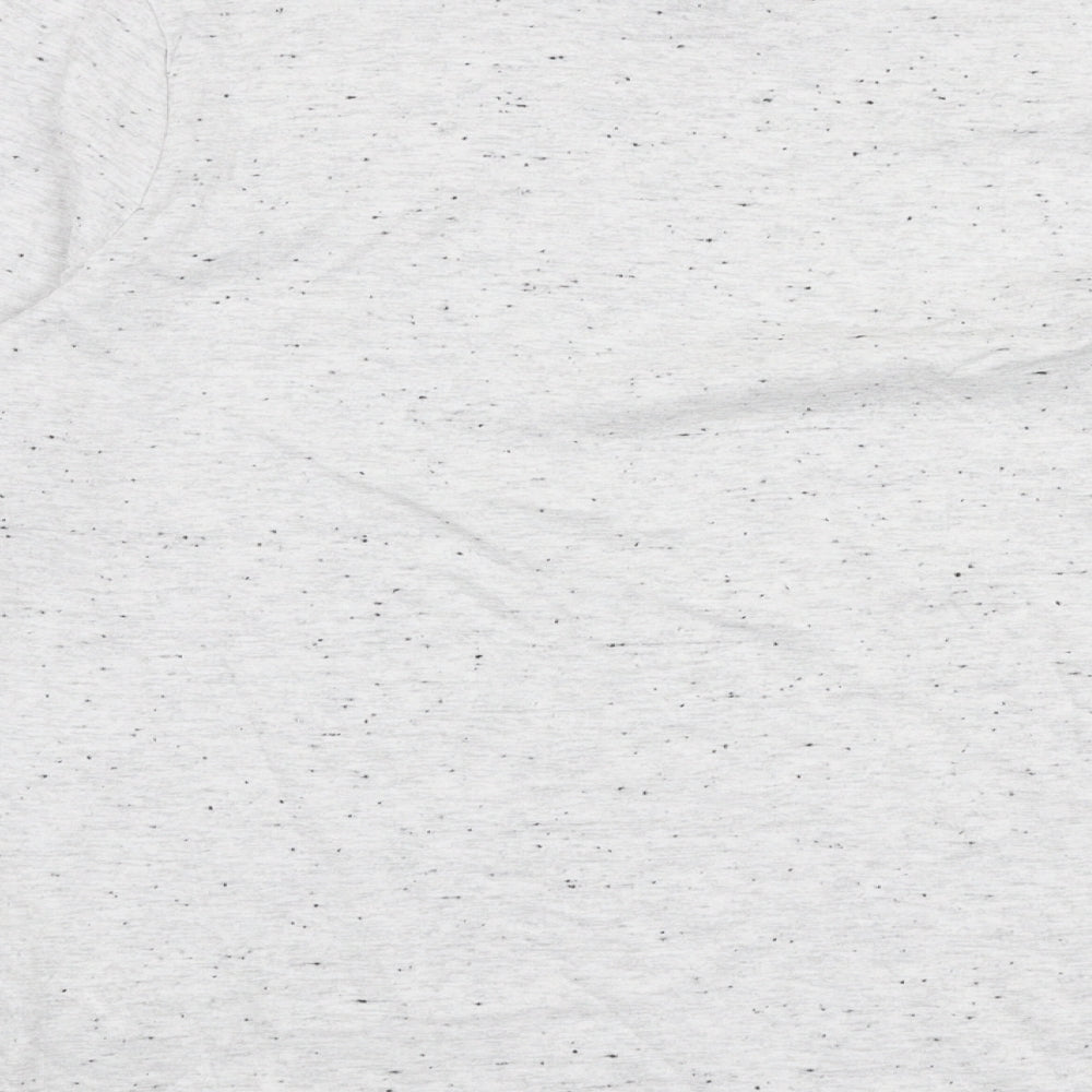 F&F Boys Grey  Cotton Jersey T-Shirt Size 10-11 Years Round Neck Pullover