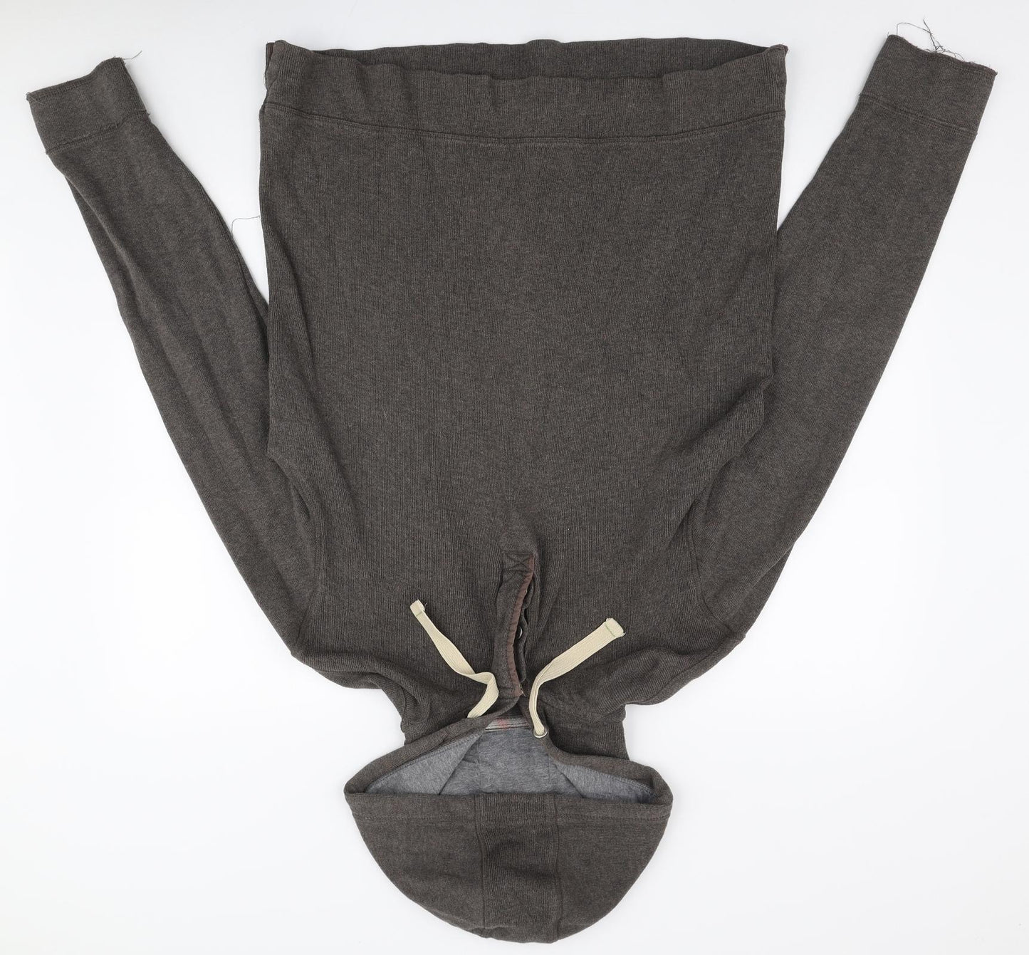 Mantaray Mens Brown  Cotton Pullover Hoodie Size M