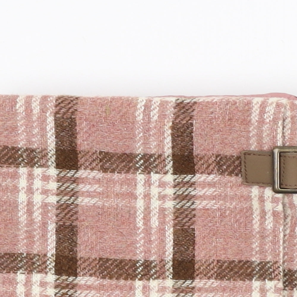 NEXT Girls Pink Plaid Polyester Pleated Skirt Size 6-9 Months  Pull On