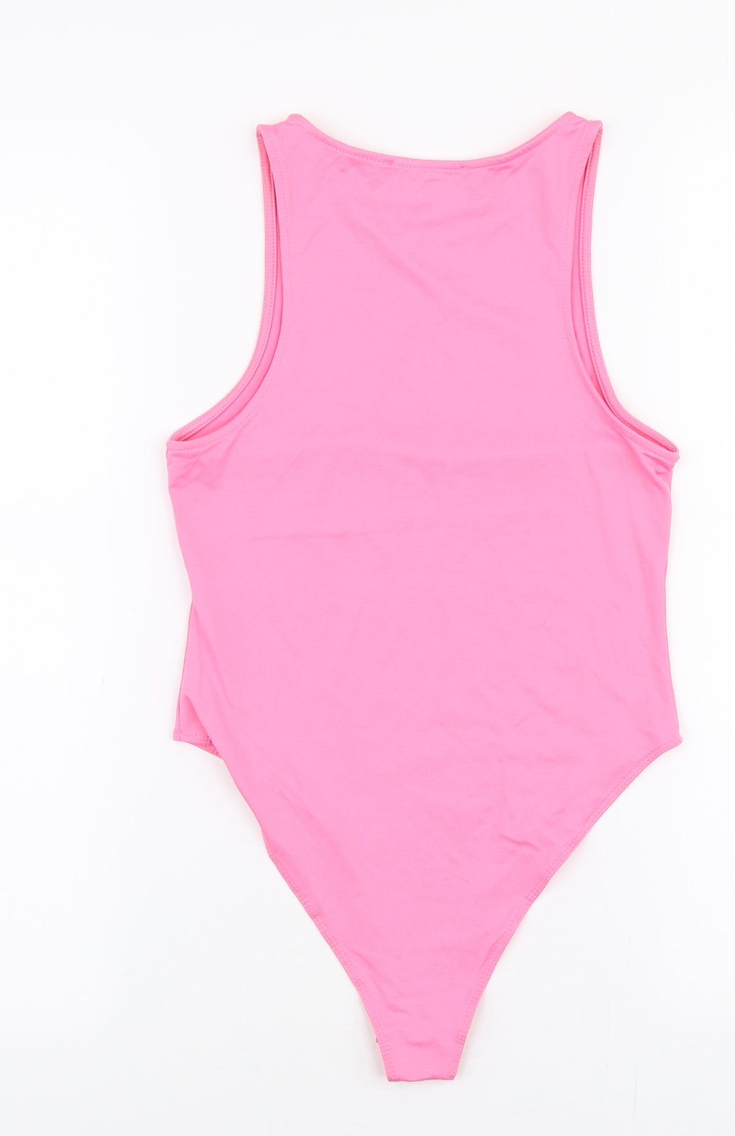 Primark Womens Pink  Polyamide Bodysuit One-Piece Size XS  Snap