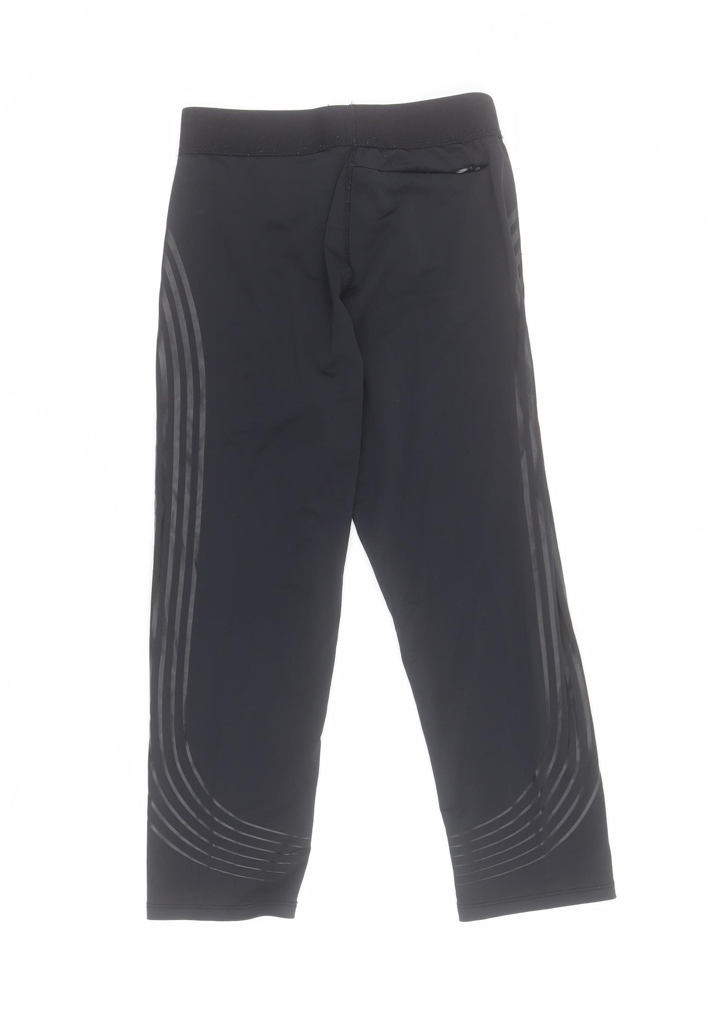 Primark Womens Black  Polyamide Capri Leggings Size 10 L18 in Regular Pullover