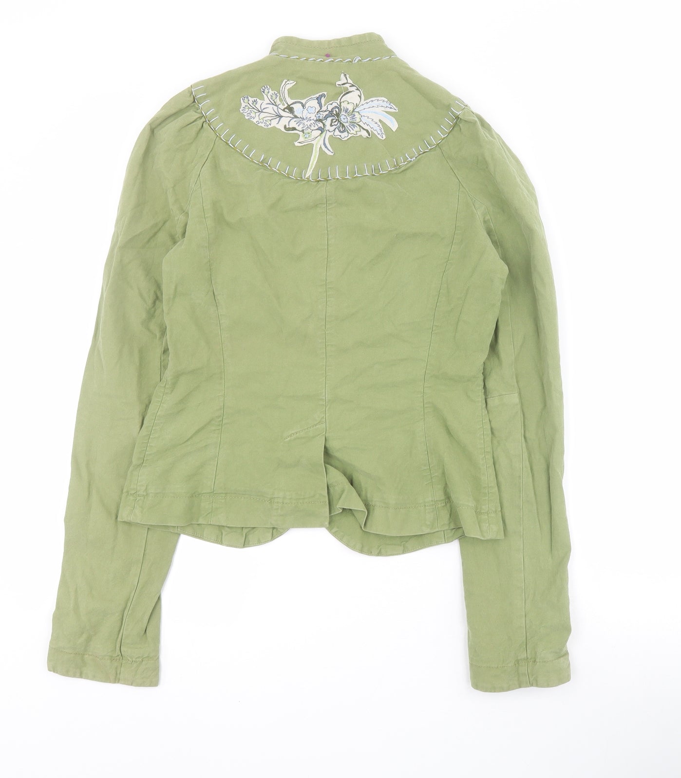 French Connection Womens Green   Jacket  Size 12  Button