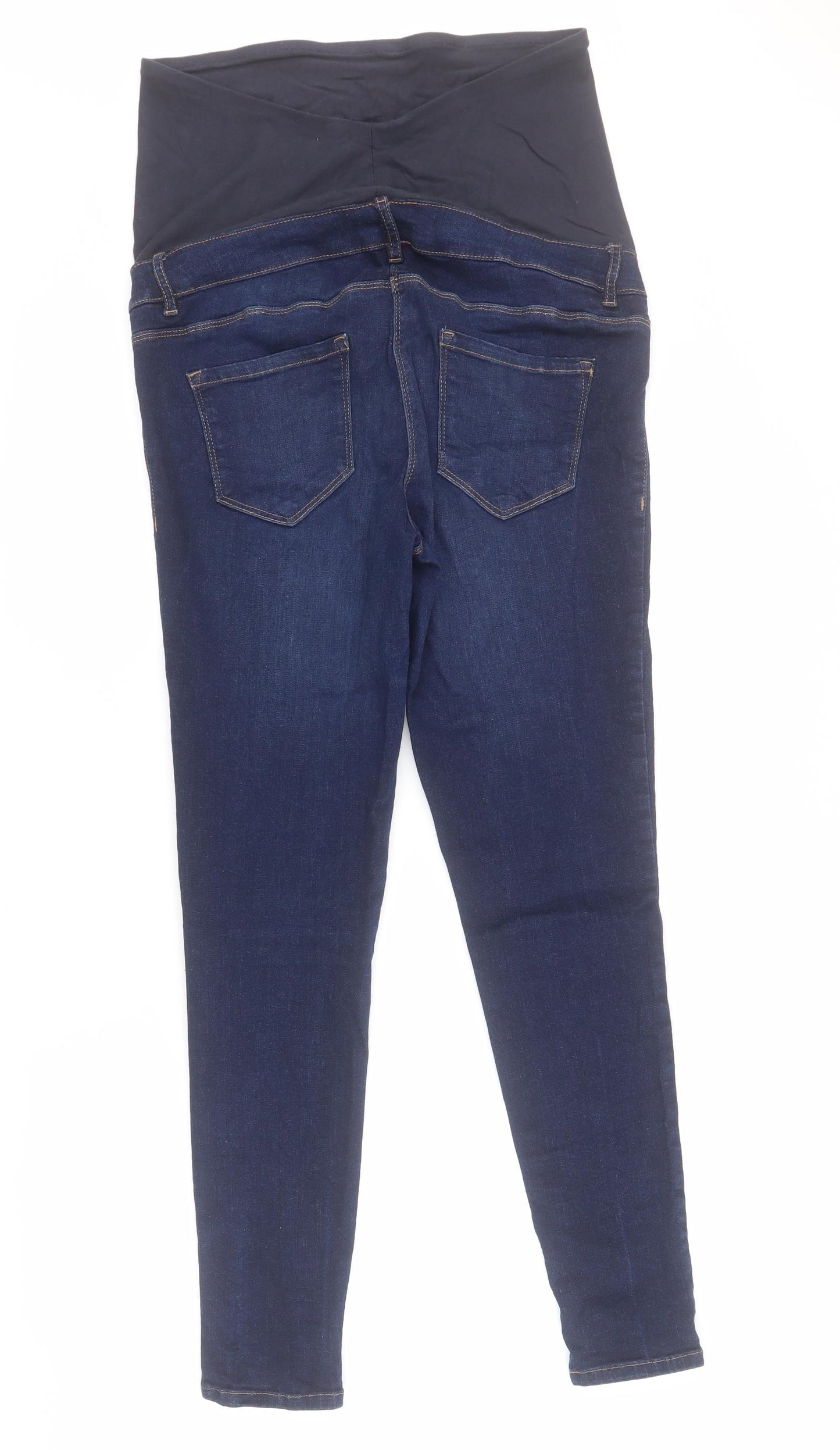 NEXT Womens Blue  Cotton Jegging Trousers Size 12 L28 in Regular