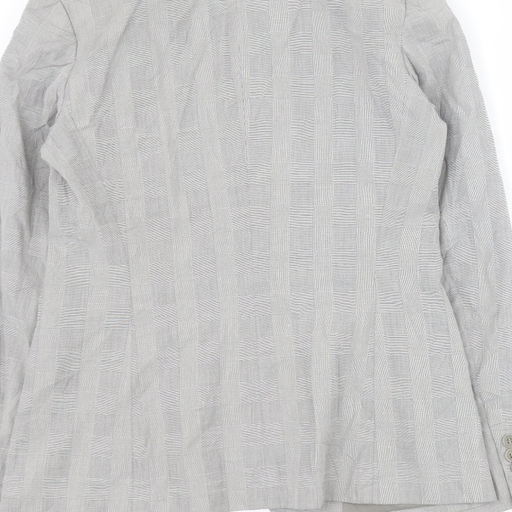 Calvin Klein Womens Grey   Jacket Blazer Size 6  Button