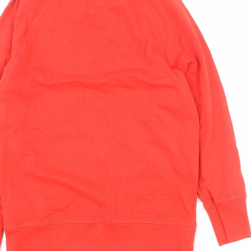 George Womens Red  Cotton Pullover Sweatshirt Size 8  Pullover - Slogan