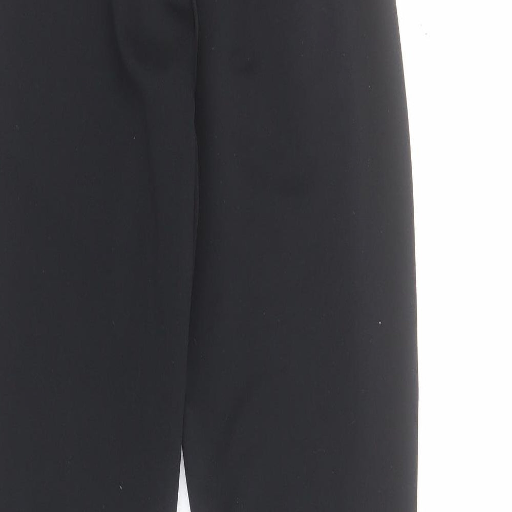 adidas Boys Black  100% Polyester Jogger Trousers Size 9-10 Years  Regular Drawstring