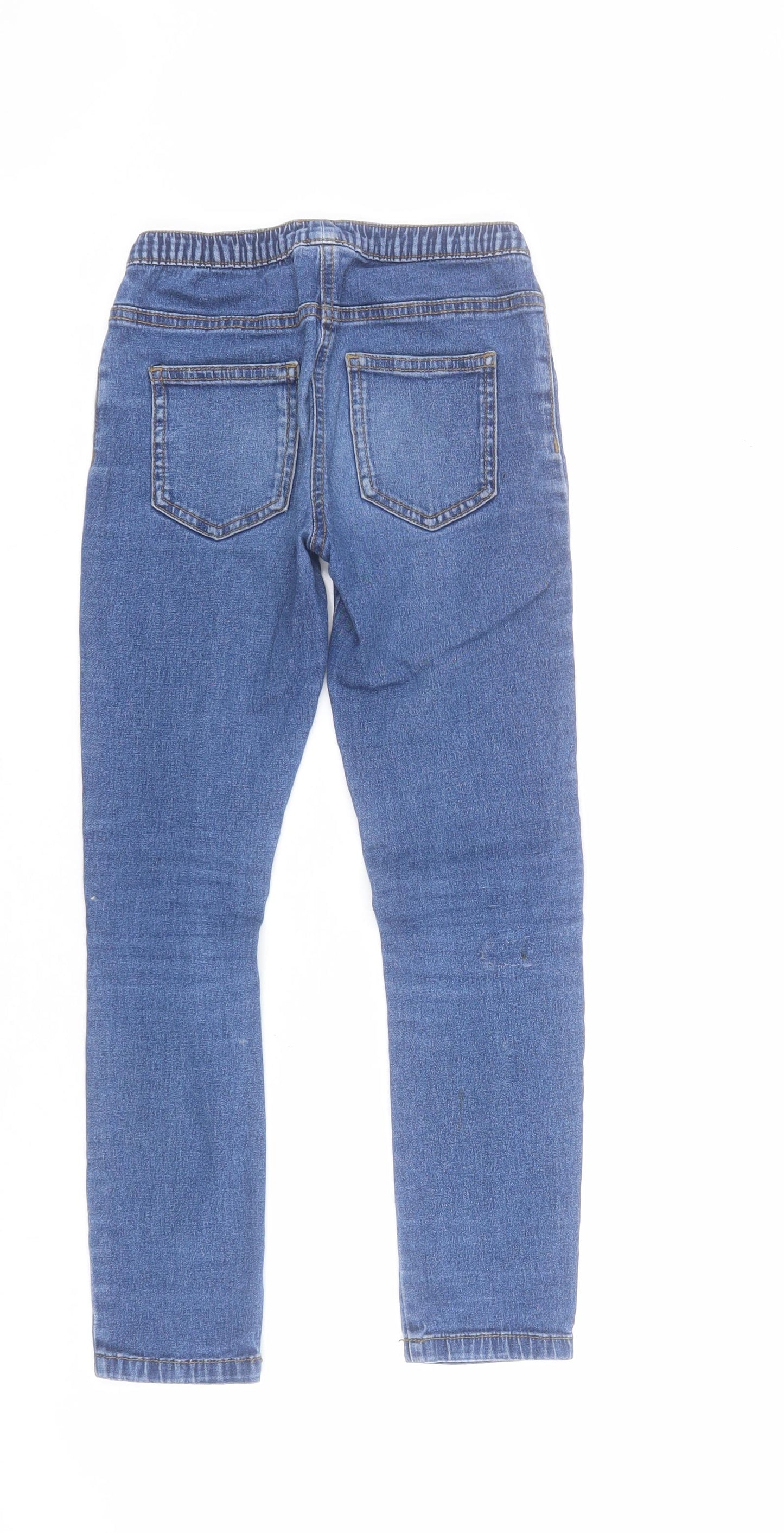 Topolino Girls Blue  Cotton Jegging Jeans Size 8 Years  Regular Pullover