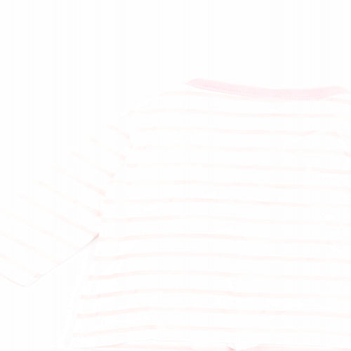 F&F Baby Pink Striped  Jacket  Size 0-3 Months   Snap - 0-1 month