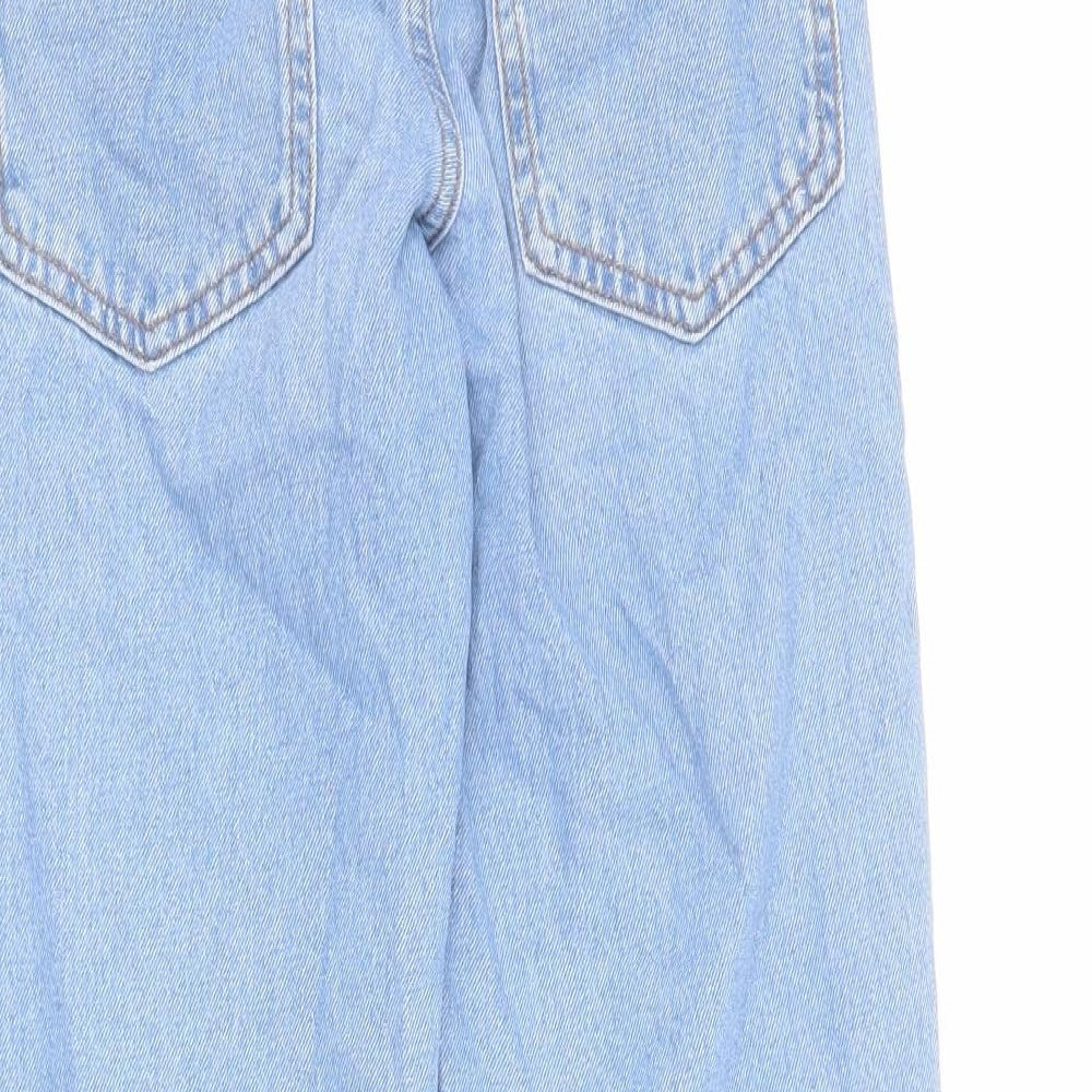 River Island Girls Blue  100% Cotton Straight Jeans Size 11 Years  Regular Zip