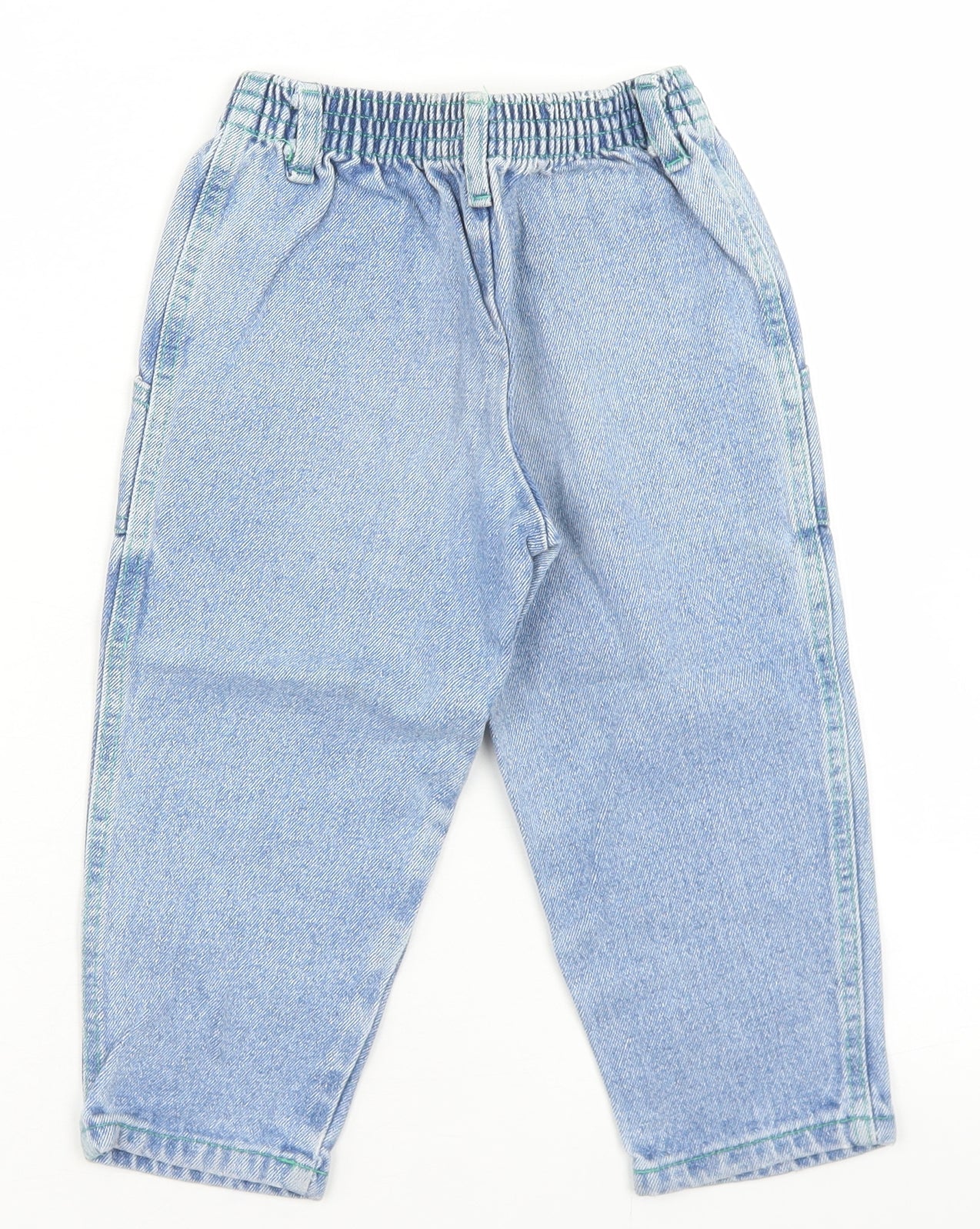 Rebel Boys Blue  Cotton Straight Jeans Size 2-3 Years  Regular