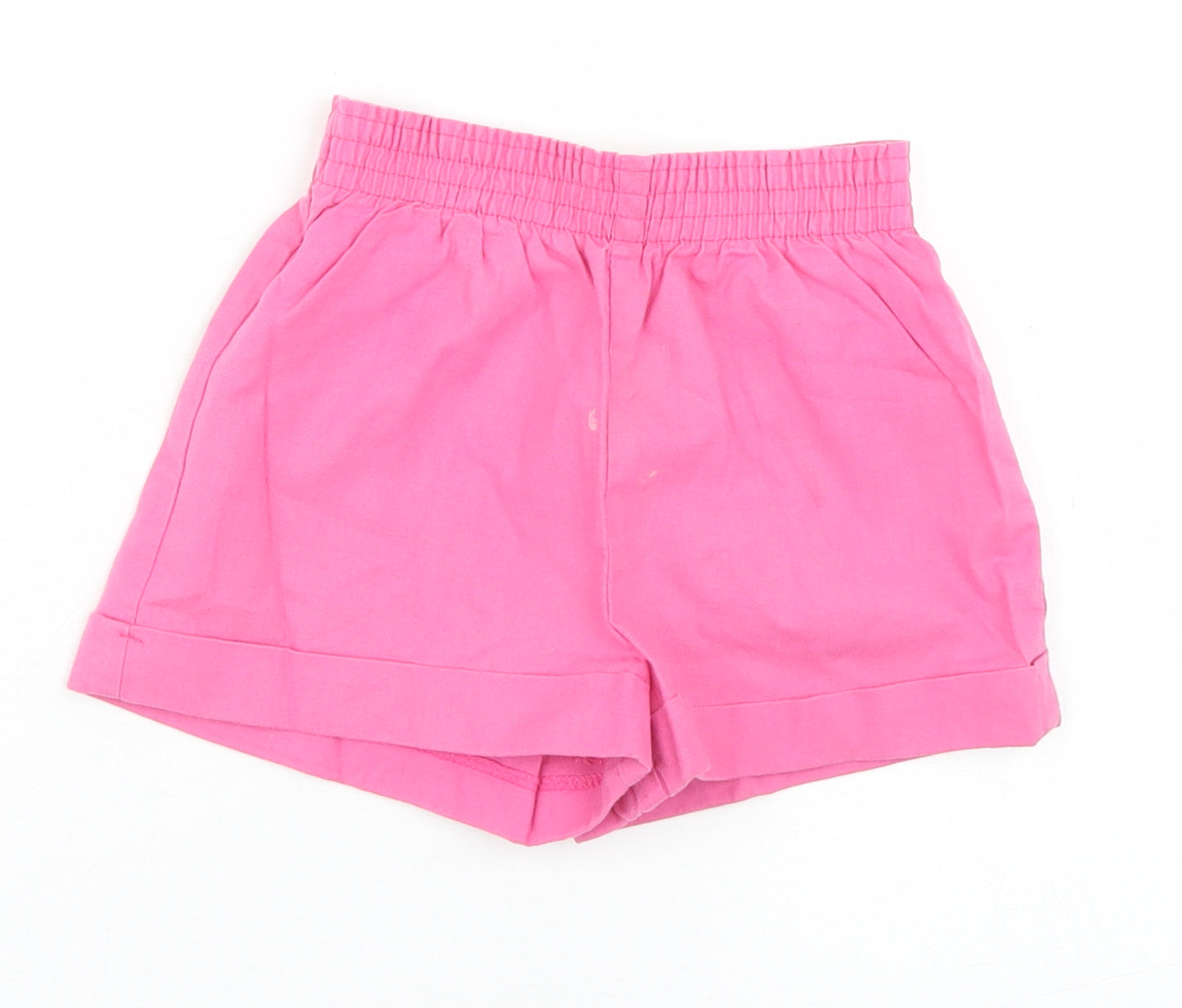 Adams Girls Pink  Cotton Cargo Shorts Size 3-4 Years  Regular