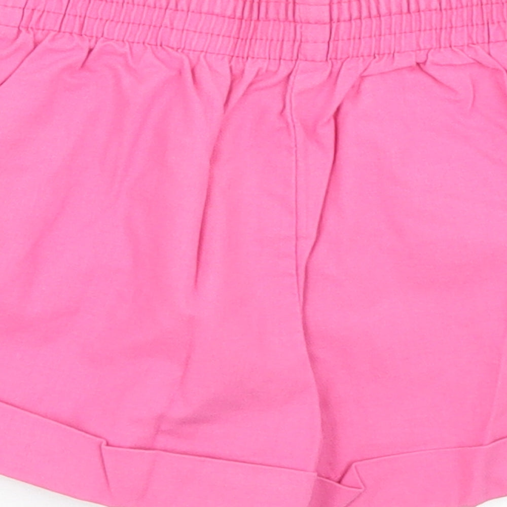 Adams Girls Pink  Cotton Cargo Shorts Size 3-4 Years  Regular