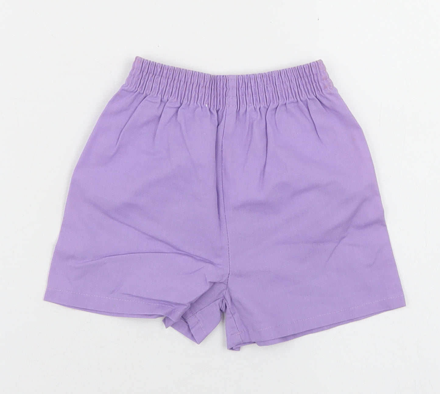 Ladybird Girls Purple  Cotton Cropped Trousers Size 18-24 Months