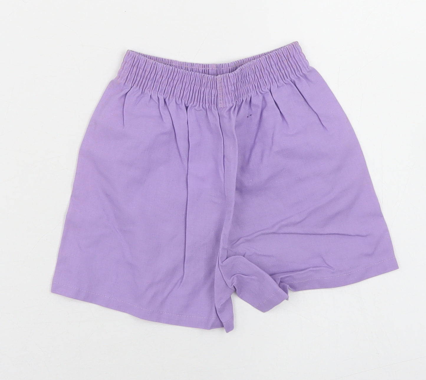 Ladybird Girls Purple  Cotton Cropped Trousers Size 18-24 Months