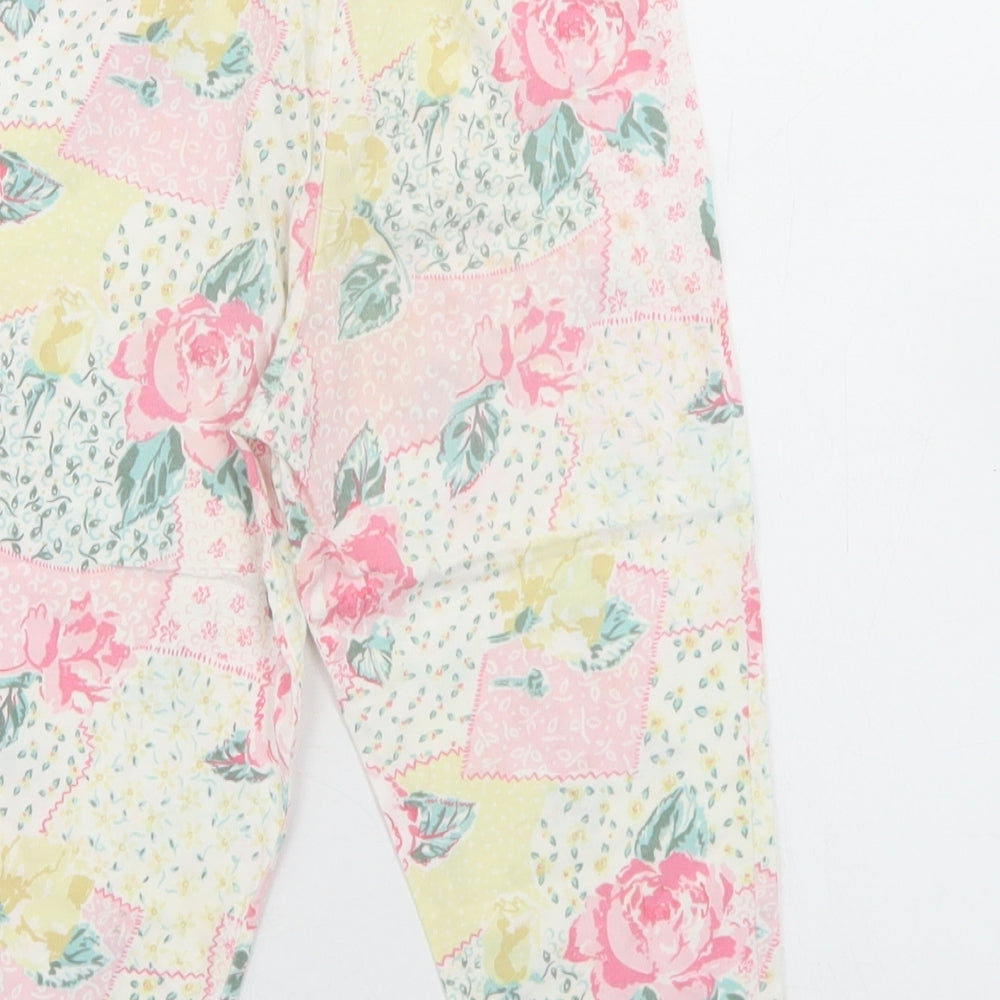 Adams Girls Multicoloured Patchwork Cotton Harem Trousers Size 3-4 Years  Regular