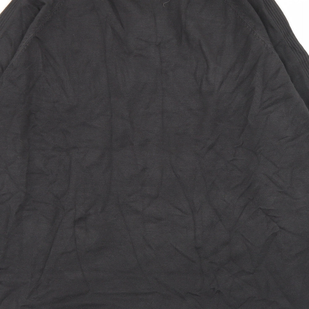 River Island Mens Brown High Neck  Viscose Pullover Jumper Size XL