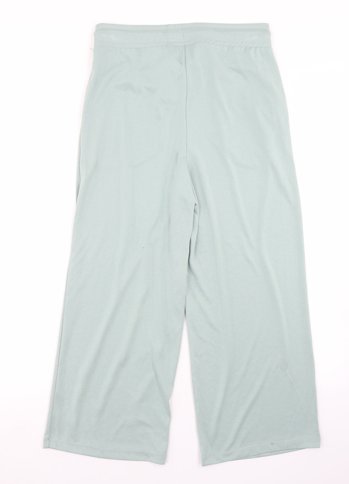 NEXT Womens Blue  Modal Trousers  Size 8 L23 in Regular Drawstring