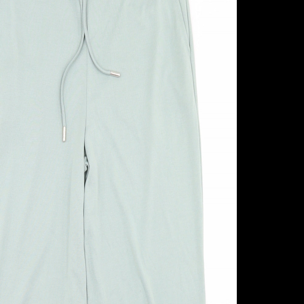 NEXT Womens Blue  Modal Trousers  Size 8 L23 in Regular Drawstring