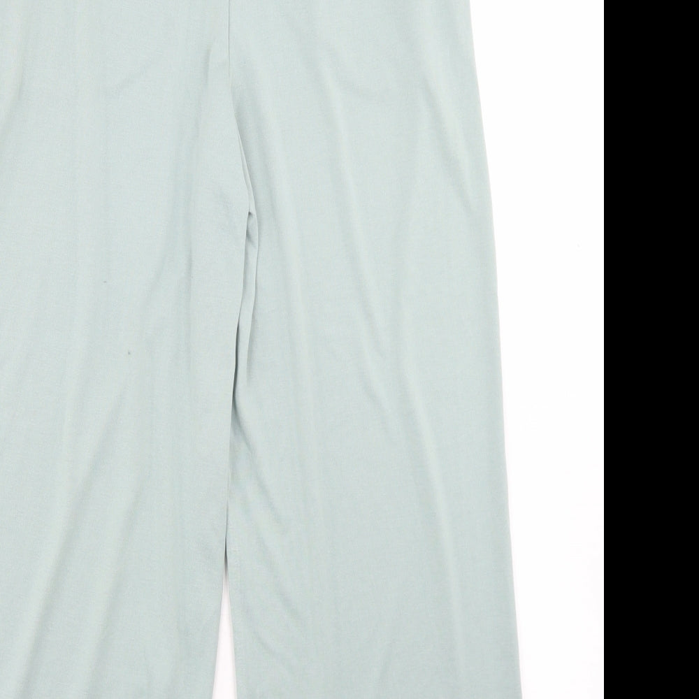 NEXT Womens Blue  Modal Trousers  Size 8 L23 in Regular Drawstring
