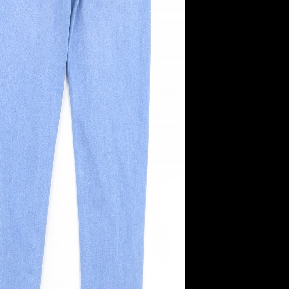 Denim Co Womens Blue  Cotton Skinny Jeans Size 8 L25 in Regular Button