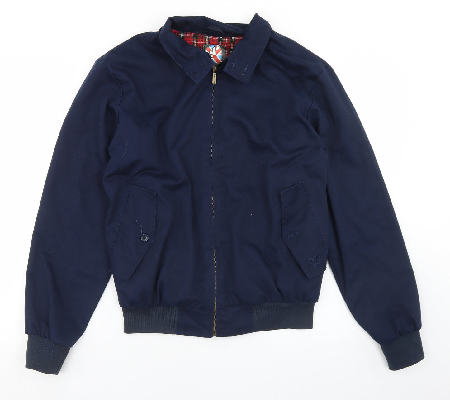 Preworn Mens Blue   Bomber Jacket Jacket Size M  Zip