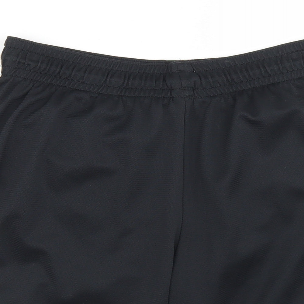 adidas Mens Black  Polyester Athletic Shorts Size S L6 in Regular