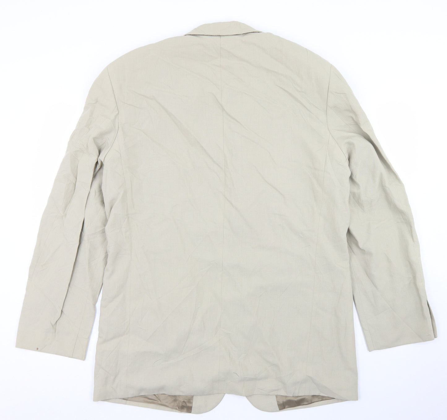 NEXT Mens Beige  Linen Jacket Blazer Size 42