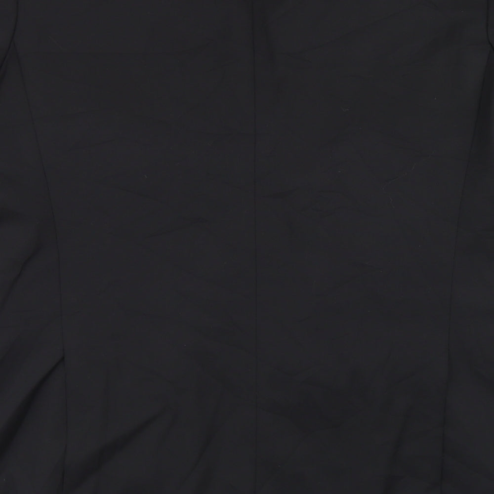 Austin Reed Mens Black  Wool Jacket Blazer Size 42