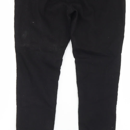 Dorothy Perkins Womens Black  Cotton Jegging Jeans Size 12 L28 in Regular