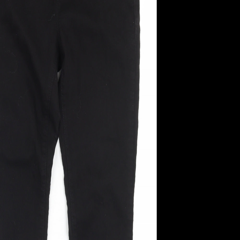 Dorothy Perkins Womens Black  Cotton Jegging Jeans Size 12 L28 in Regular