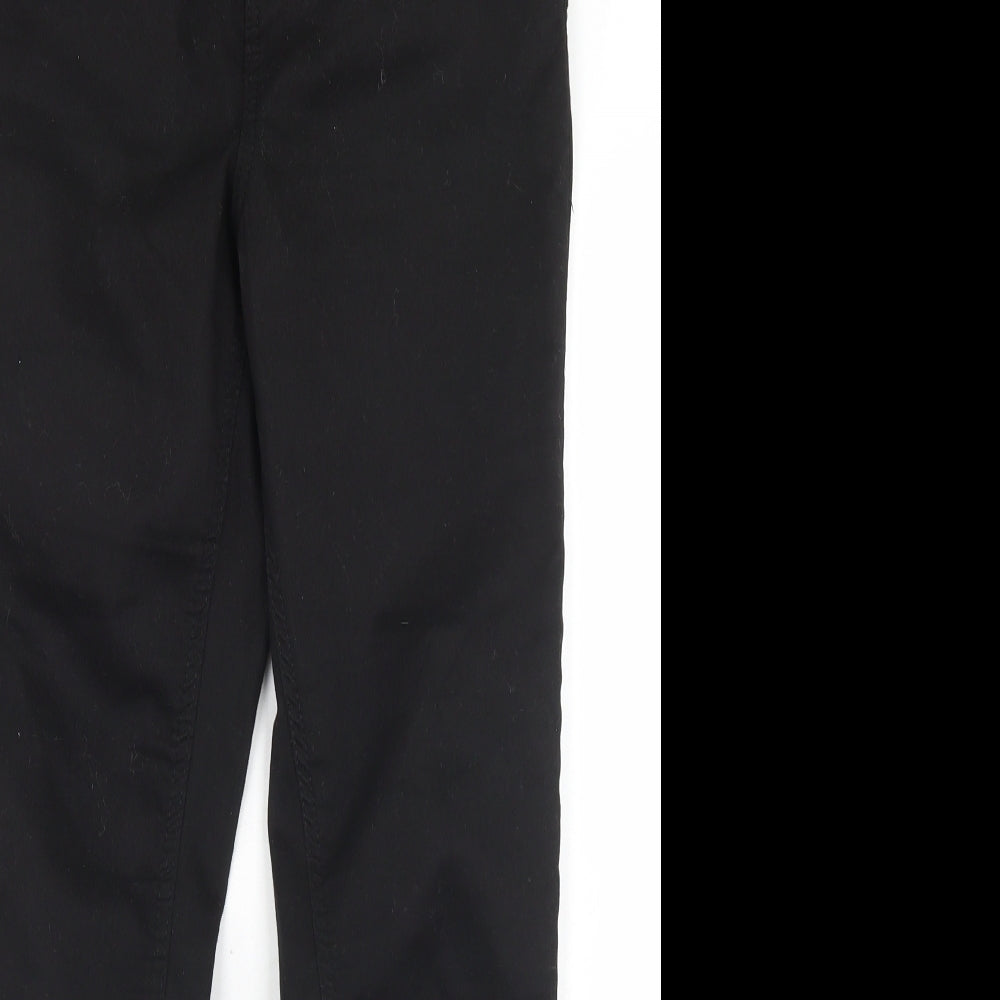 New Look Womens Black  Cotton Skinny Jeans Size 10 L26 in Regular Button