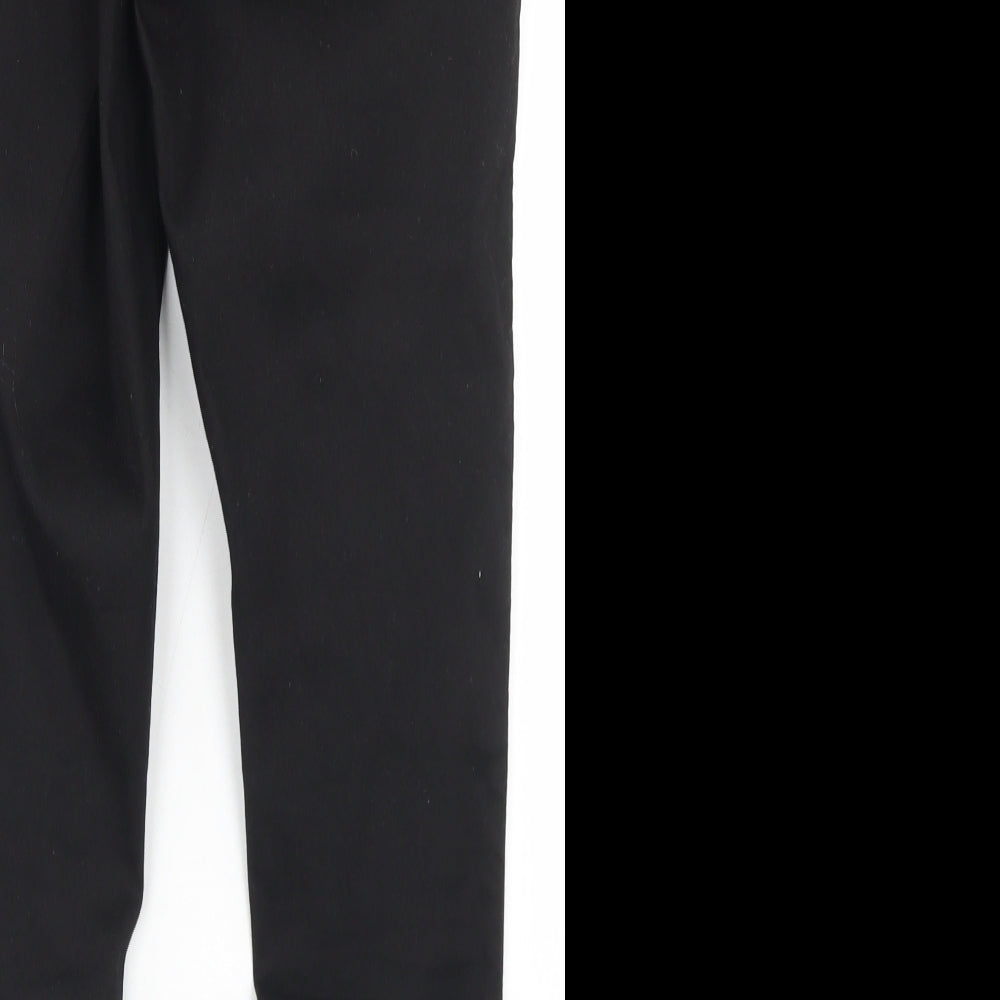 New Look Womens Black  Cotton Skinny Jeans Size 10 L26 in Regular Button