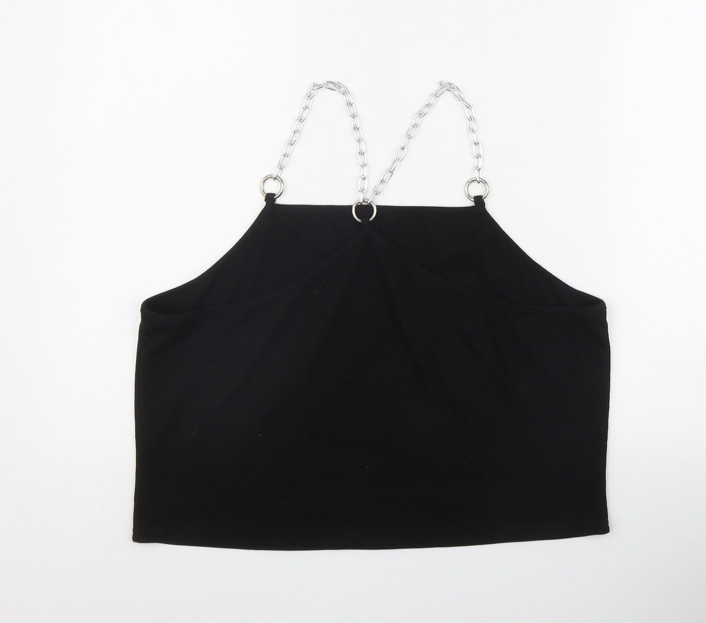 SheIn Womens Black  Polyester Camisole Tank Size 4XL Square Neck