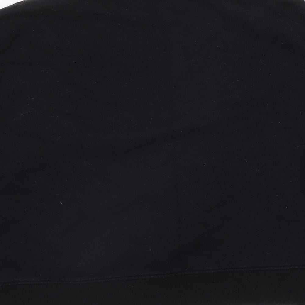 Primark Womens Black  Cotton Pullover Sweatshirt Size 12  Pullover