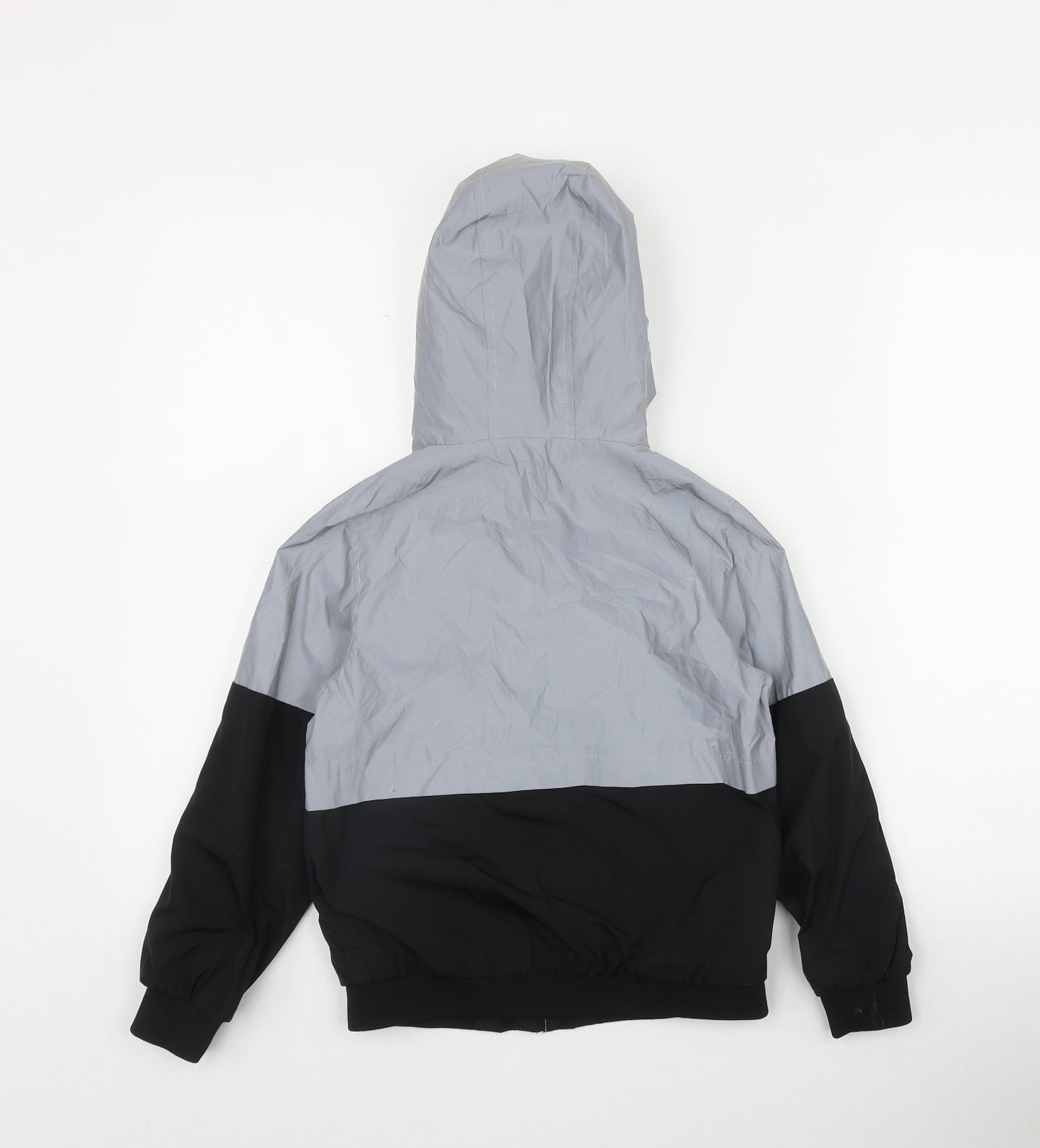 Primark Boys Black   Jacket  Size 7-8 Years  Zip - 3M