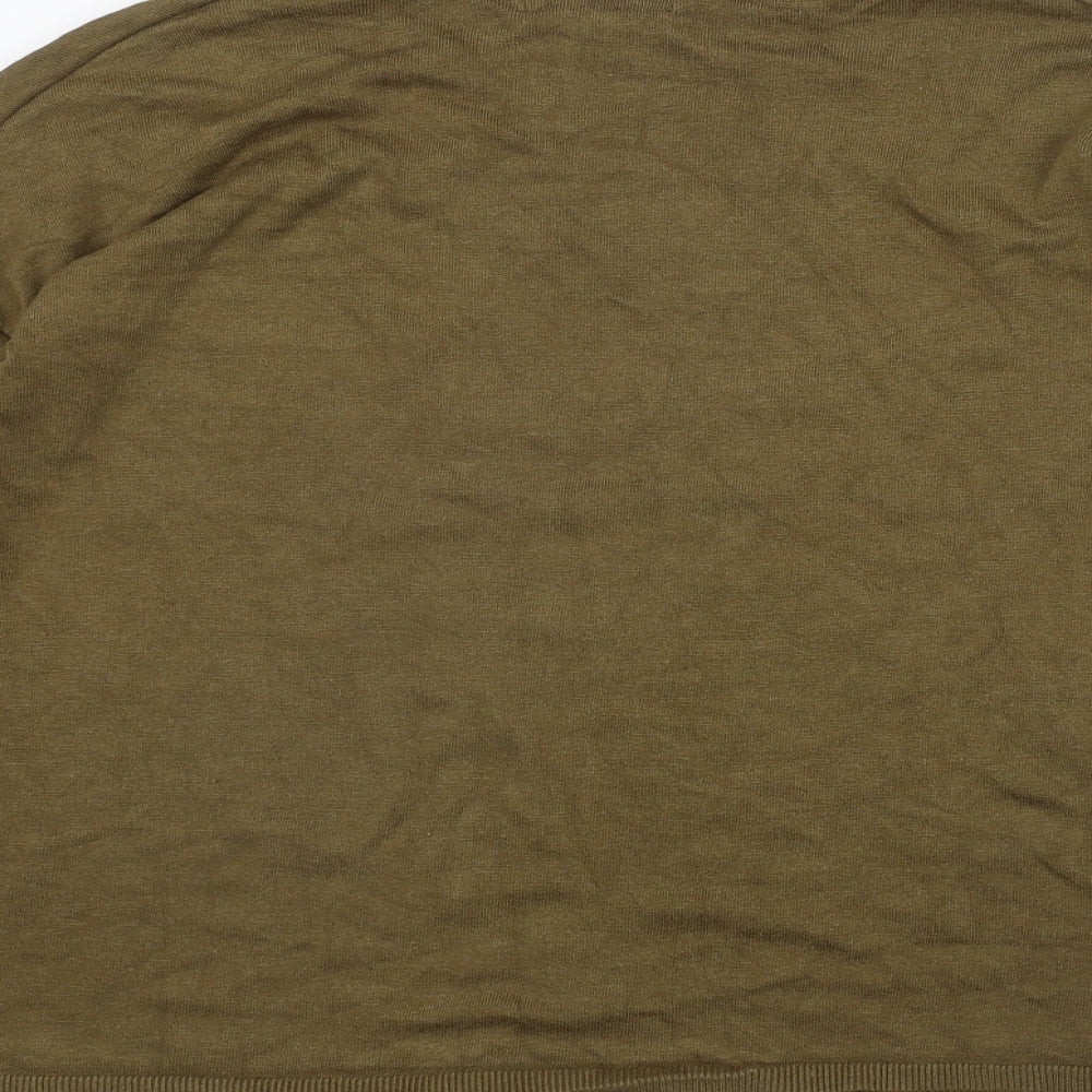 Atmosphere Womens Green Round Neck  Viscose Pullover Jumper Size 14