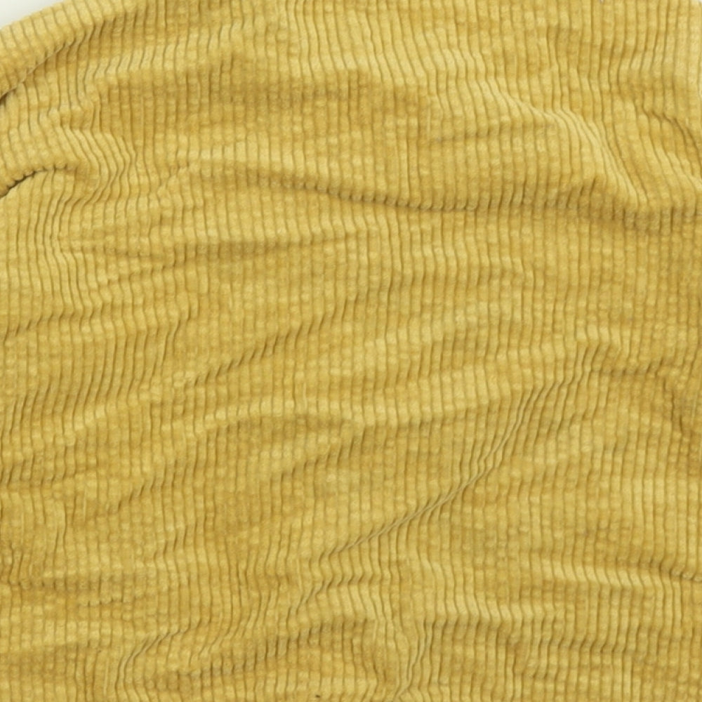 Zara Girls Yellow   Basic Jacket Jacket Size 3-4 Years  Button