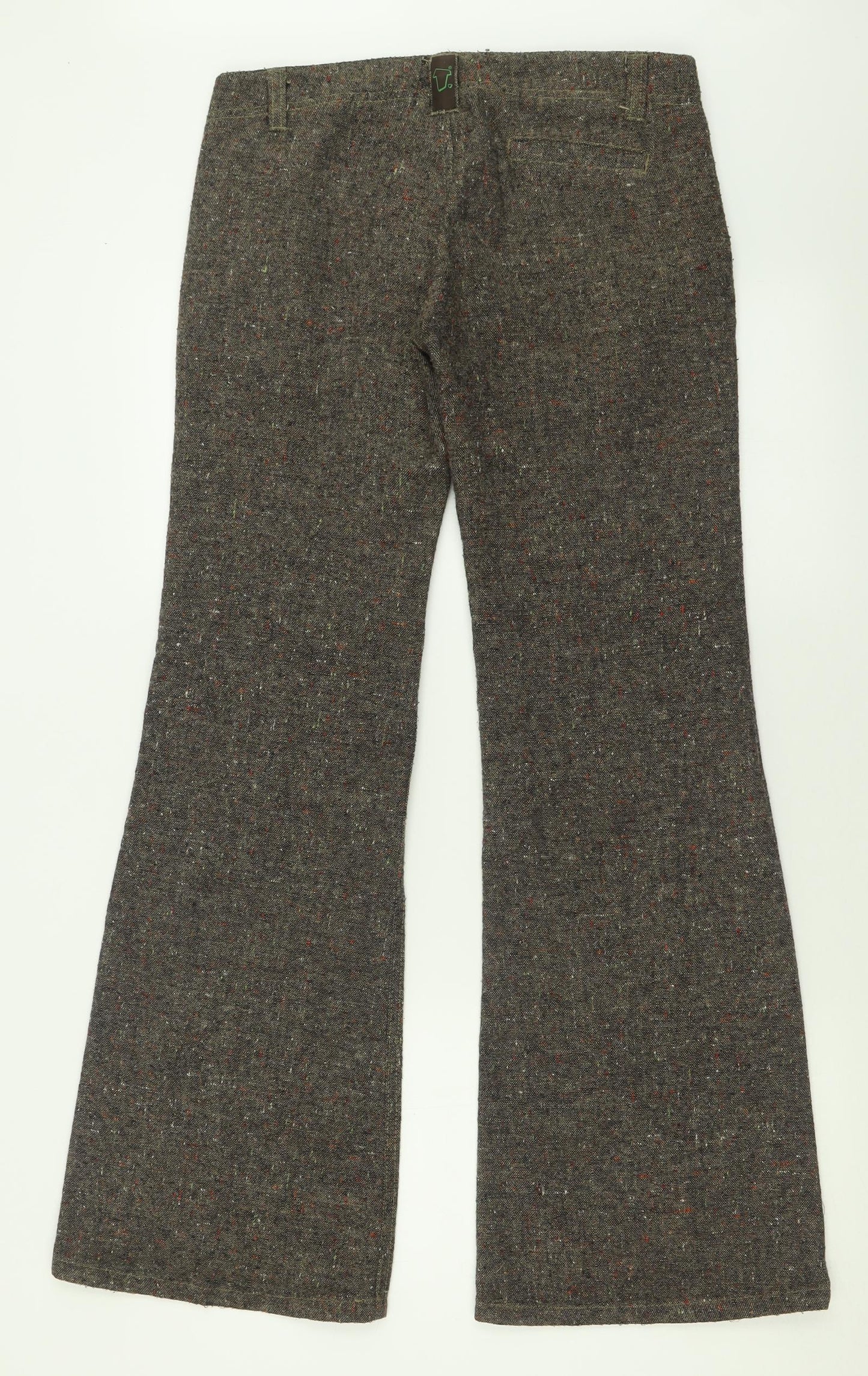 FREEMAN T. PORTER Womens Brown  Wool Trousers  Size 27 in L32 in Regular Button