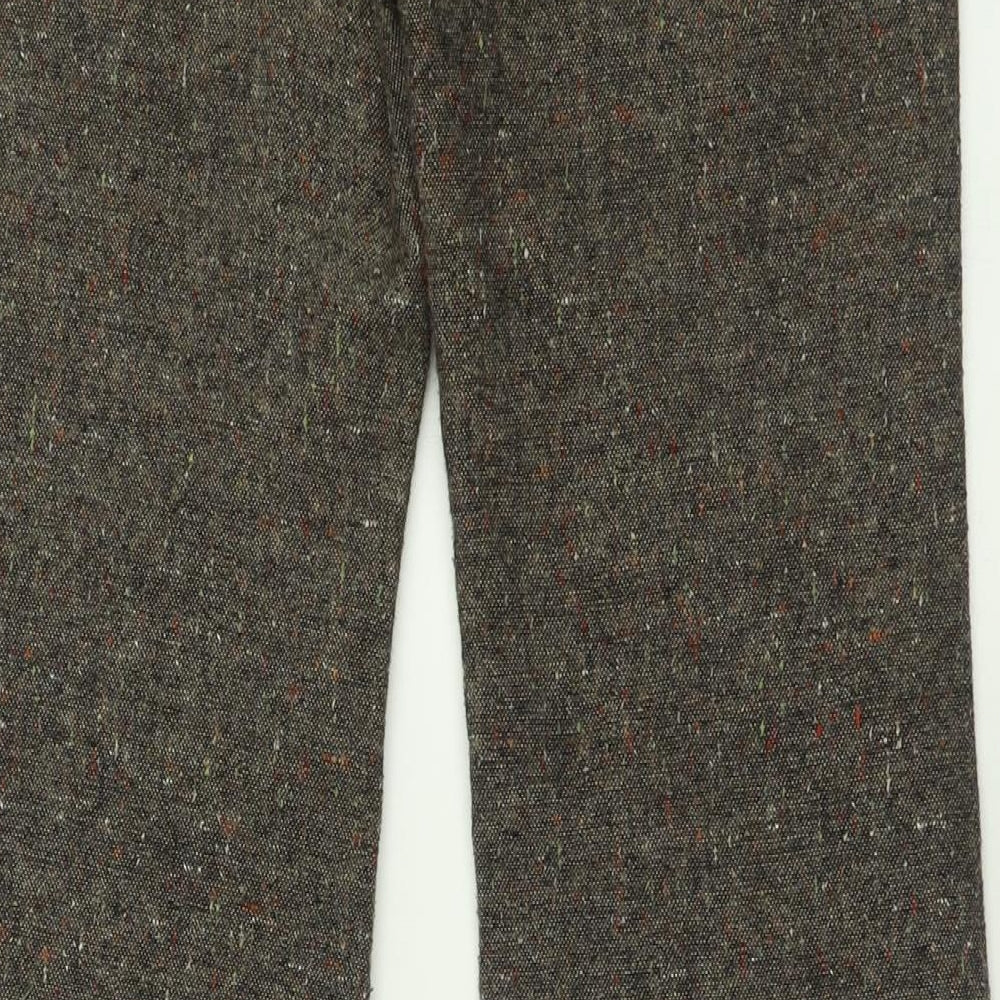 FREEMAN T. PORTER Womens Brown  Wool Trousers  Size 27 in L32 in Regular Button